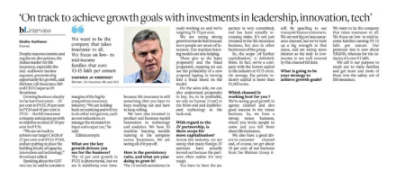 On track to achieve growth goals with investments in leadership, innovation, tech